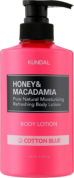 Лосьон для тела "Cotton Blue" - Kundal Honey & Macadamia Body Lotion  — фото N1