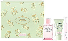 Парфумерія, косметика Prada Les Infusion De Rose 2017 - Набір (edp/100ml + h/cr/50 + edp/10ml)