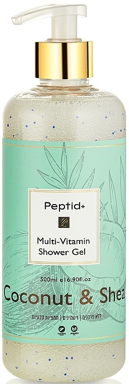 Гель для душу - Peptid+ Multi Vitamin Coconut & Shea Shower Gel — фото N1
