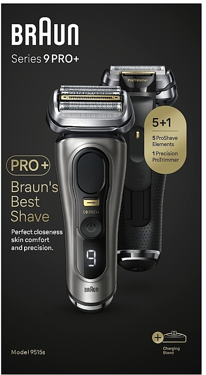 Електробритва - Braun Series 9 Pro+ 9515s Wet&Dry — фото N2