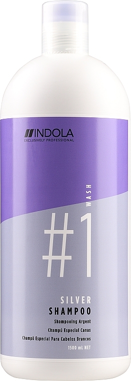 Шампунь для окрашенных волос с серебристым эффектом - Indola Innova Color Silver Shampoo — фото N6