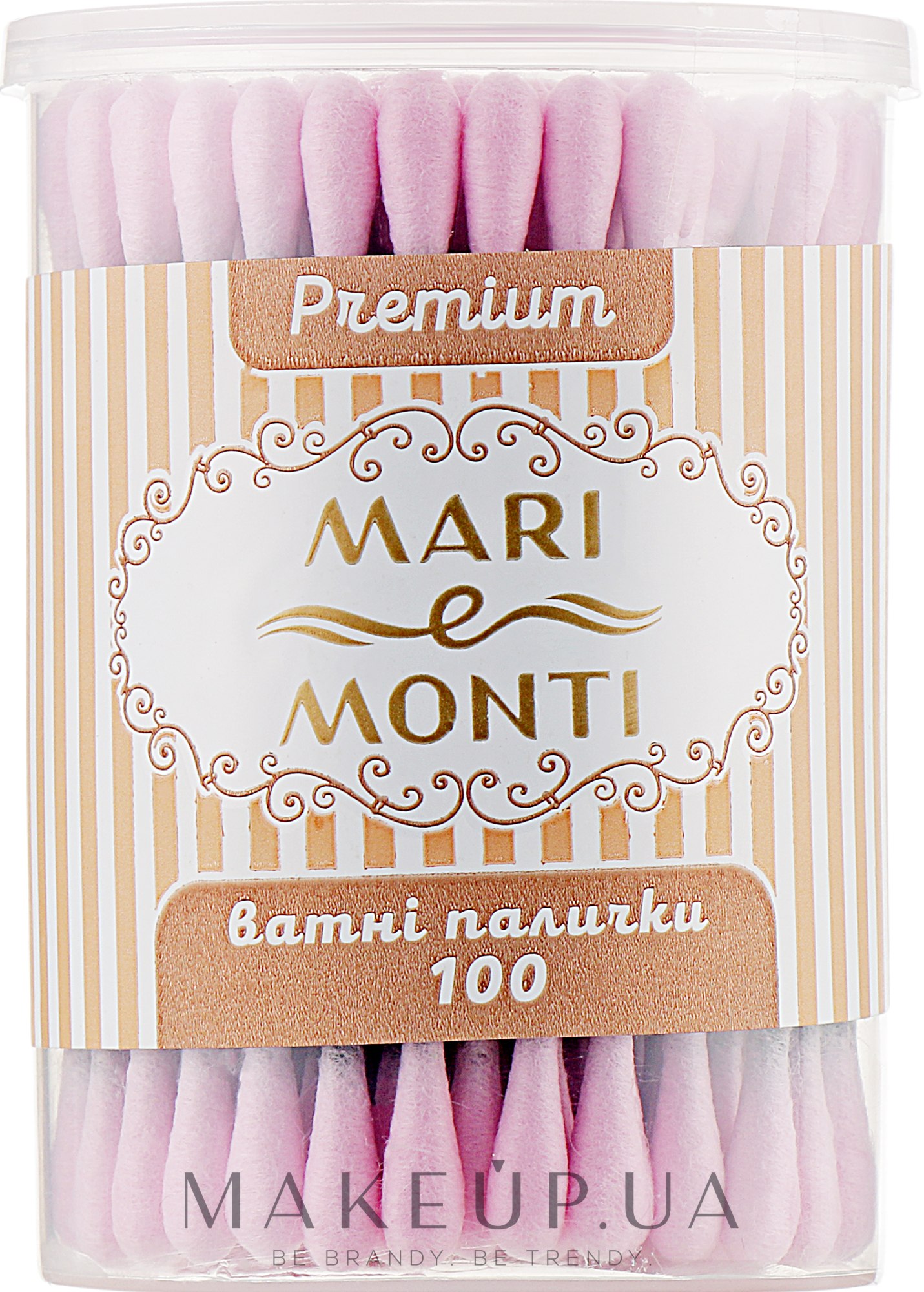 Mari E Monti - Ватные палочки, черные с розовым: купить по ...