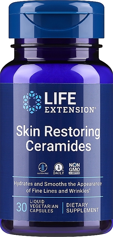 Харчова добавка "Відновлення шкіри" - Life Extension Skin Restoring Ceramides — фото N1