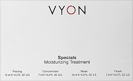 Духи, Парфюмерия, косметика Набор - Vyon Specials Moisturizing Treatment (f/peeling/10ml + f/conc/7ml + f/mask/15ml + f/cr/7ml)