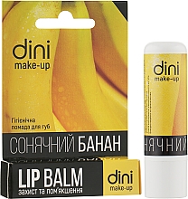 Гігієнічна помада для губ "Сонячний банан" - Dini Lip Balm — фото N2
