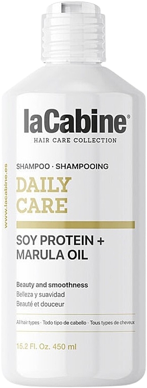 Шампунь для щоденного догляду - La Cabine Daily Care Shampoo Soy Protein + Marula Oil — фото N1