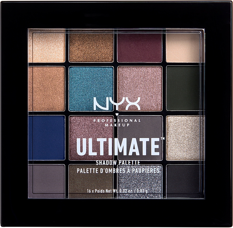 Палетка тіней - NYX Professional Makeup Ultimate Shadow Palette — фото N20
