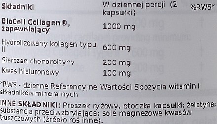 Гіалуронова кислота з хондроїтин сульфатом і колагеном - Doctor's Best Hyaluronic Acid with Chondroitin Sulfate Veggie Caps — фото N3