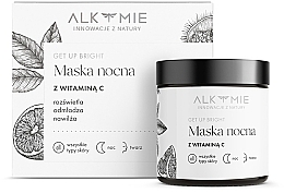 Нічна маска для обличчя з вітаміном С - Alkmie Get Up Bright — фото N2