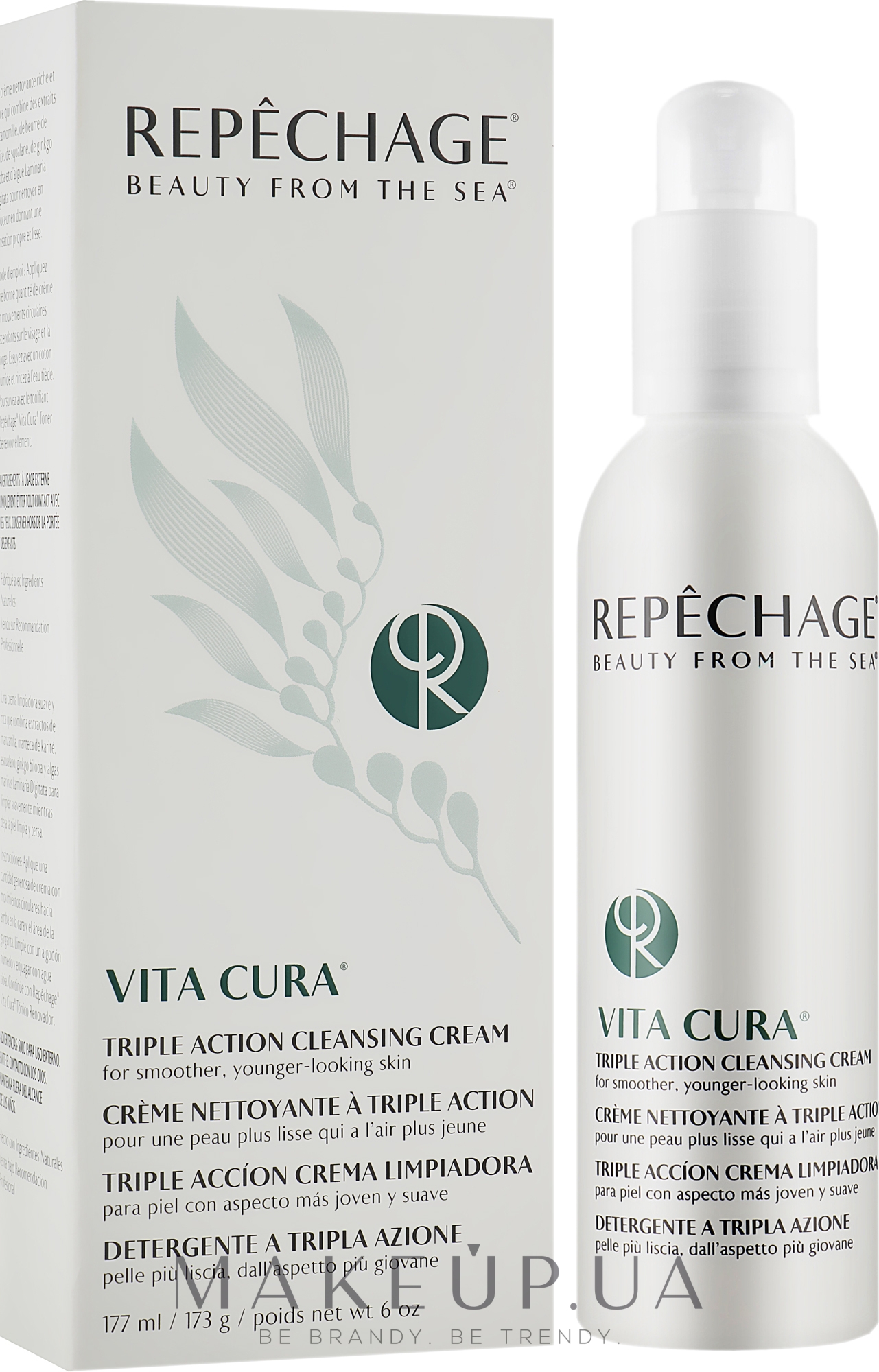 Очищувальний крем потрійної дії - Repechage Vita Cura Triple Action Cleansing Cream — фото 177ml