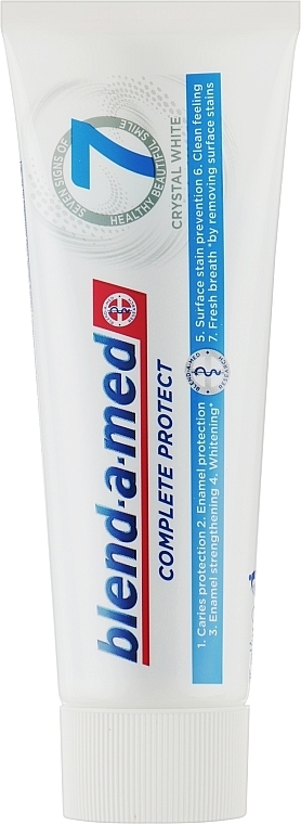 Зубна паста  - Blend-a-med Complete Protect 7 Crystal White Toothpaste — фото N12