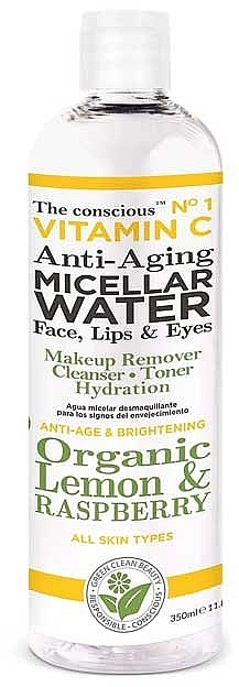 Міцелярна вода з вітаміном С - The Conscious Make-up Removing Micellar Water With Vitamin C — фото N1