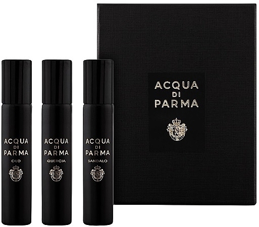 Acqua di Parma Signature Trio Black - Набір (edp/mini/7ml) — фото N1