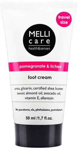 Крем для ніг - Melli Care Pomegranate & Lichee Foot Cream — фото N1