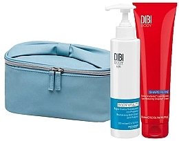 Набор - Dibi Milano Shape Refine My Remodeling Beauty Bag Kit (sh/cr/200 ml + body/cr/300 ml + pouch) — фото N1