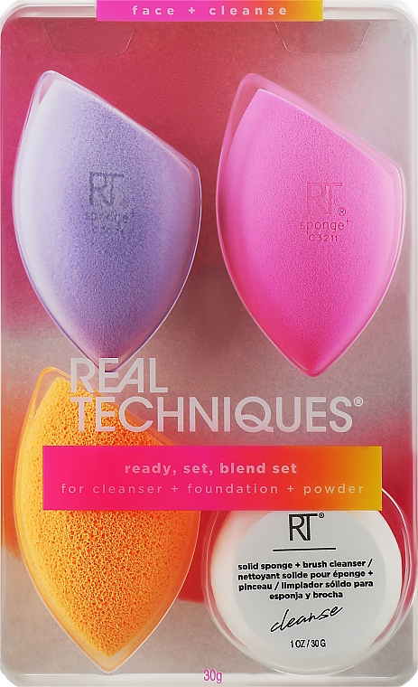 Набор спонжей для макияжа - Real Techniques Chroma Ready Set Blend Set — фото N1