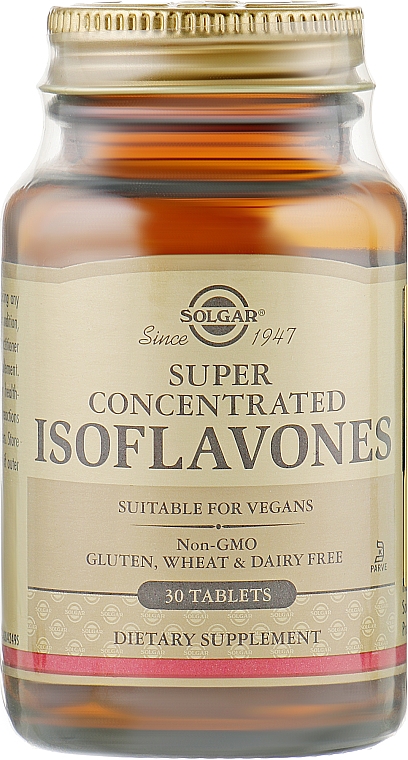 Харчова добавка "Суперконцентрат ізофлавонів" - Solgar Super Concentrated Isoflavones — фото N1