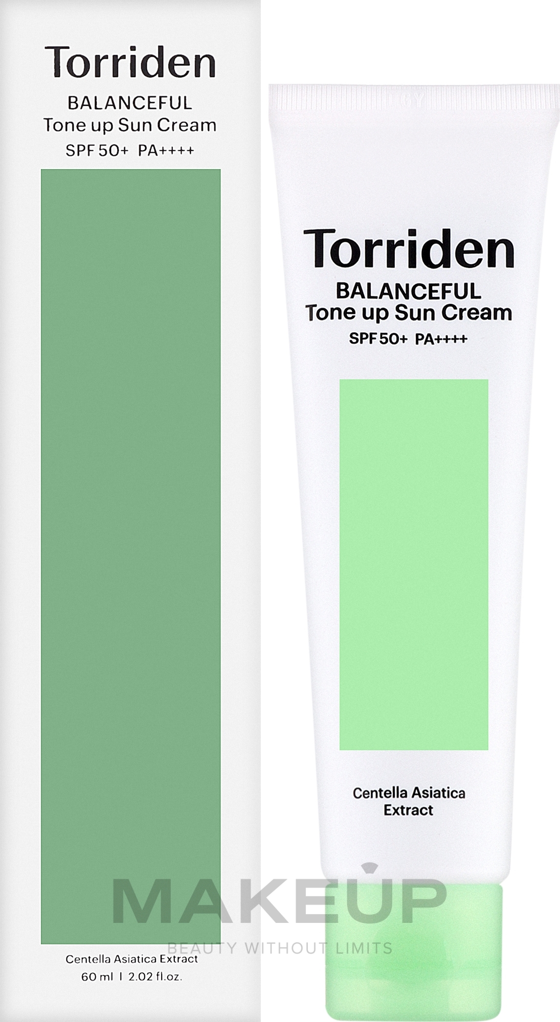 Солнцезащитный тонирующий крем для лица - Torriden Balanceful Tone-up Sun Cream — фото 60ml