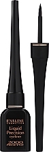 Духи, Парфюмерия, косметика Водостойкая подводка для глаз - Eveline Cosmetics Liquid Precision Eyeliner 2000 Procent Waterproof