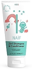 Шампунь-кондиціонер 2 в 1 для легкого розчісування волосся - Naif Kids 2in1 Shampoo & Conditioner — фото N2