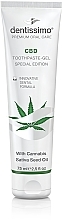 Зубная паста-гель с маслом семян конопли - Dentissimo CBD Toothpaste-Gel Special Edition with Cannabis Sativa Seed Oil — фото N2