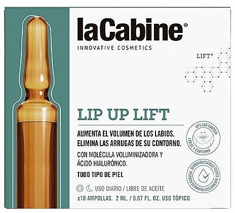 Ампулы для губ - La Cabine Lip Up Lift Ampoules — фото N2