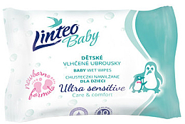 Духи, Парфюмерия, косметика Детские влажные салфетки - Linteo Baby Ultra Sensitive