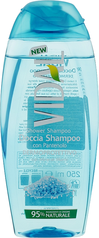Гель-шампунь для душу 2в1 "Захист шкіри" - Vidal Shower Shampoo — фото N1
