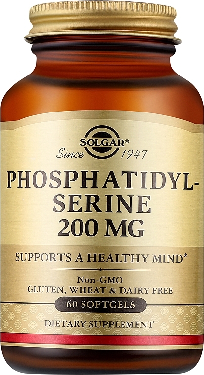 Диетическая добавка "Фосфатидилсерин" - Solgar Phosphatidyl Serine — фото N1
