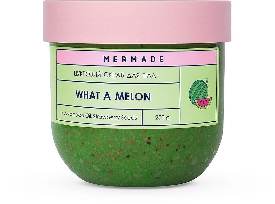 Сахарный скраб для тела - Mermade What A Melon — фото N1