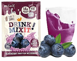 Парфумерія, косметика Протеїновий коктейль "Чорниця" - Mixit Drink Blueberry Protein Milkshake