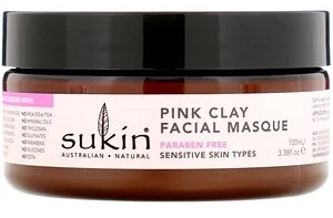 Маска для чувствительной кожи с розовой глиной - Sukin Pink Clay Facial Masque — фото N1
