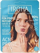 Точкові патчі проти прищів - Iroha Nature Hydrocolloid Fun Pimple Patches — фото N1