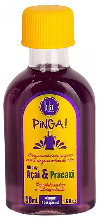 Олія для волосся "Асаї та пракаксі" - Lola Cosmetics Pinga Acai & Pracaxi Oil