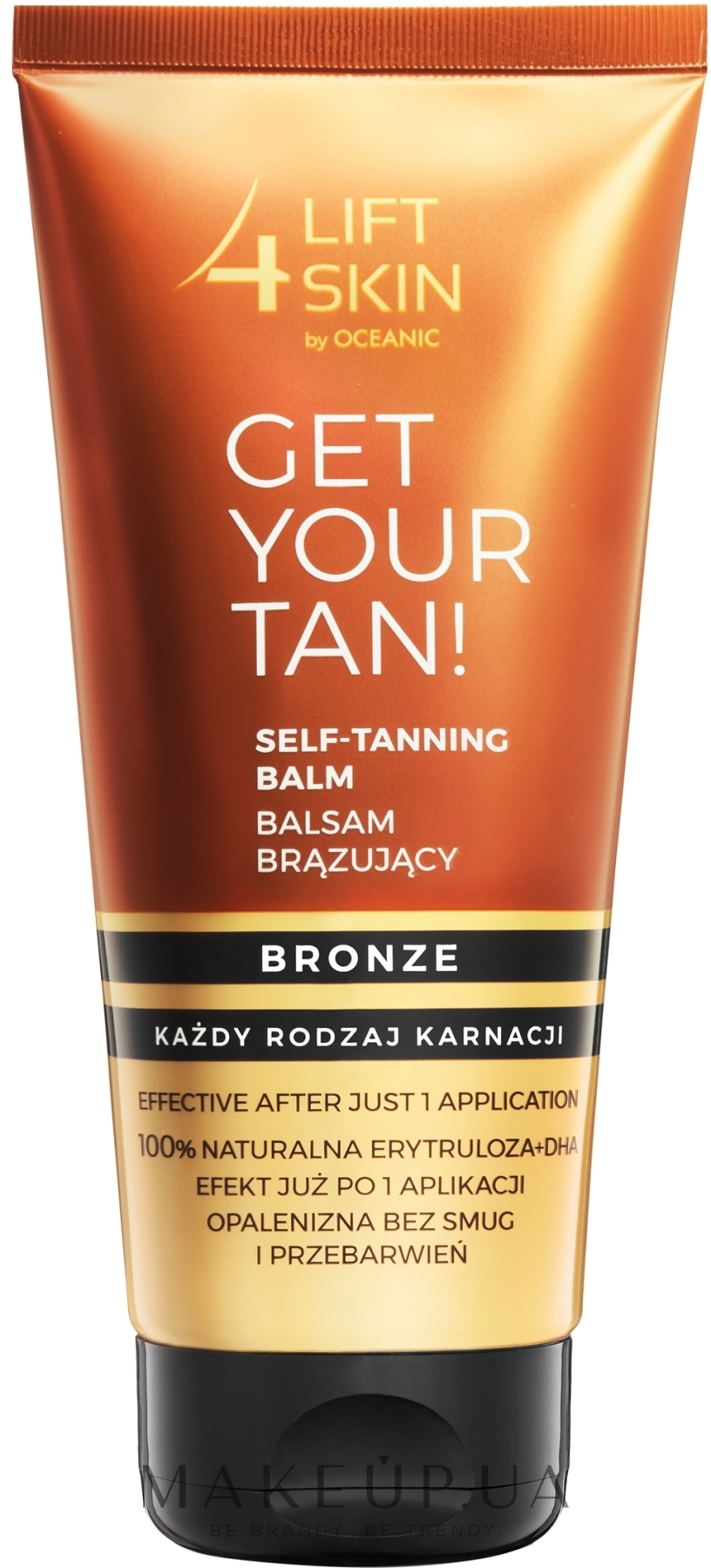 Бальзам-автозасмага для тіла - Lift4Skin Get Your Tan! Self Tanning Bronze Balm — фото 200ml