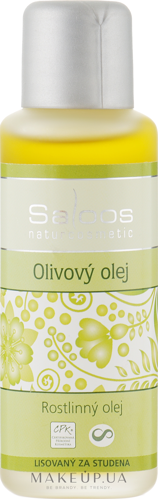 Растительное органическое оливковое масло - Saloos Vegetable Oil  — фото 50ml