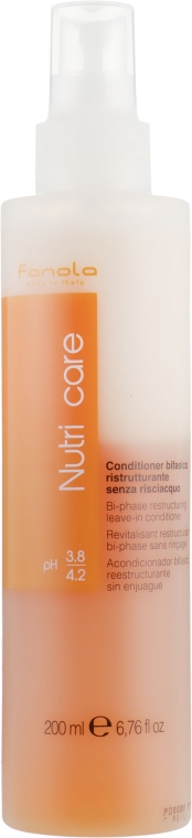 Двухфазный спрей для волос - Fanola Nutri Care Bi-phase Conditioner