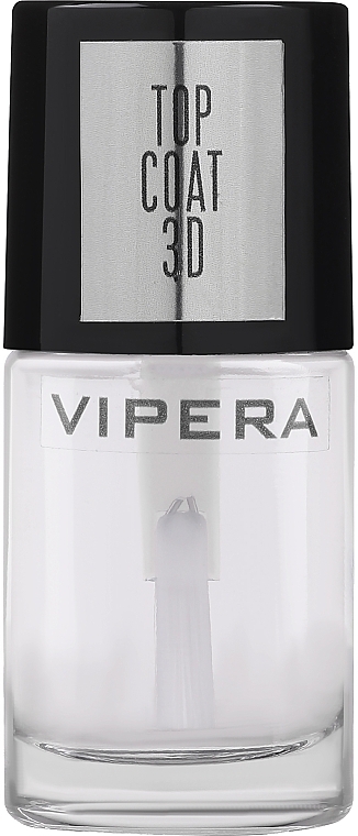 Топовое покрытие для ногтей - Vipera Top Coat 3D — фото N1