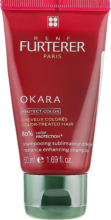 Шампунь защитный для окрашенных волос - Rene Furterer Okara 80% Protect Color Shampoo