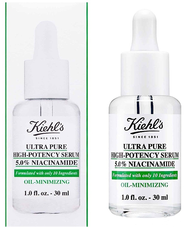 Сыворотка с ниацинамидом 5% - Kiehl's Ultra Pure High-Potency Serum 5% Niacinamide — фото N1