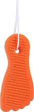 Пемза для ног, 3000/10S, оранжевая - Titania Pumice Sponge Foot — фото N1