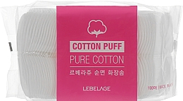 Духи, Парфюмерия, косметика Паффы - Lebelage Cotton Puff Pure Cotton