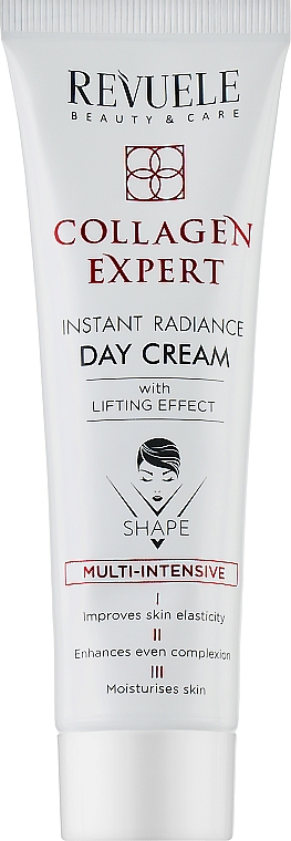 Денний крем для обличчя - Revuele Collagen Expert Instant Radiance Day Cream