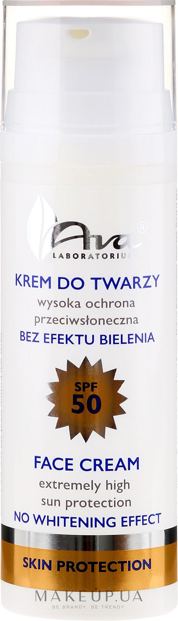 Увлажняющий и защитный крем - Ava Laboratorium Skin Protection Extra Moisturizing Cream SPF50 — фото 50ml