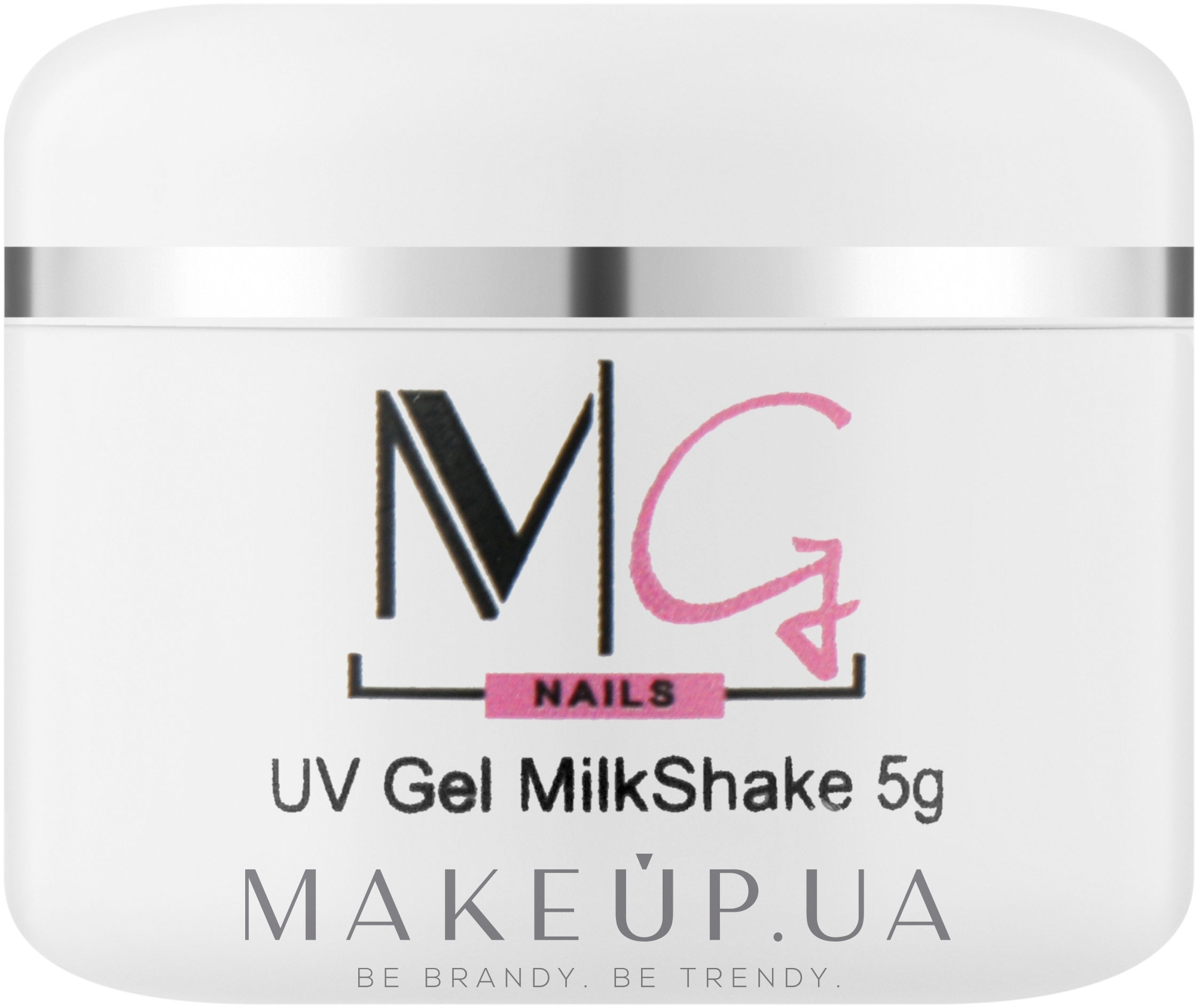 Гель камуфлирующий для наращивания - MG Nails UV Gel Cover Milk — фото 5ml