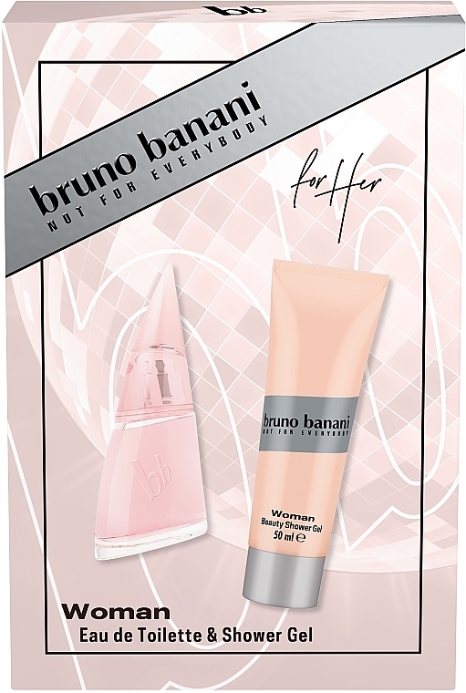 Bruno Banani Woman - Набір (edt/30ml + sh/gel/50ml) — фото N3