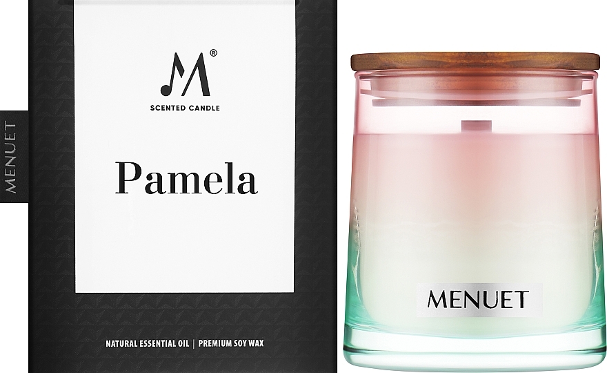Ароматична свічка "Pamela" - Menuet Scented Candle — фото N2