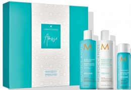 Парфумерія, косметика Набір - MoroccanOil Holiday Set Smooth (shm/250ml + cond/250ml + hair/lot/75ml)