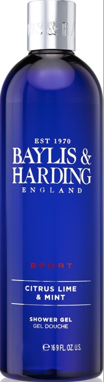 Гель для душу - Baylis & Harding Men's Citrus Lime & Mint Shower Gel — фото N1