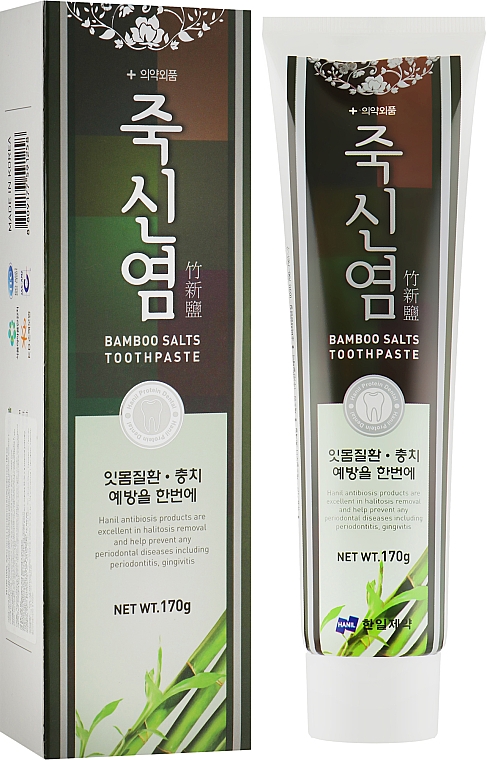 Зубная паста - Hanil Bamboo Salts Toothpaste